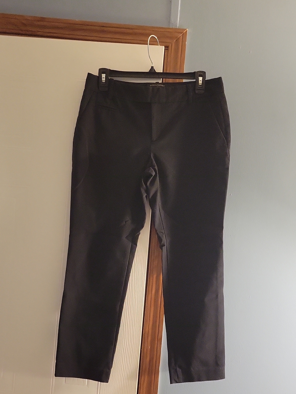 Banana Republic Black Slim Martin Fit Black Dress Pants Size 4S